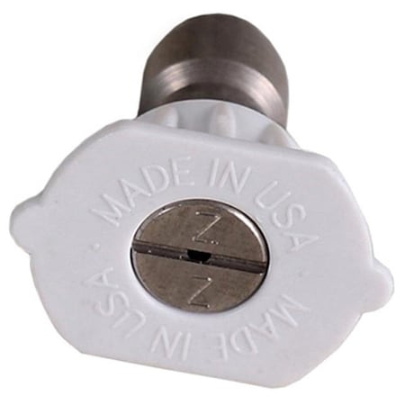 Mi-T-M Mi-T-M AW-0018-0031 4.0 Orifice High Pressure Nozzle; 40 Degrees; White 164721